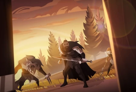 Момент из мультсериала Сумерки богов